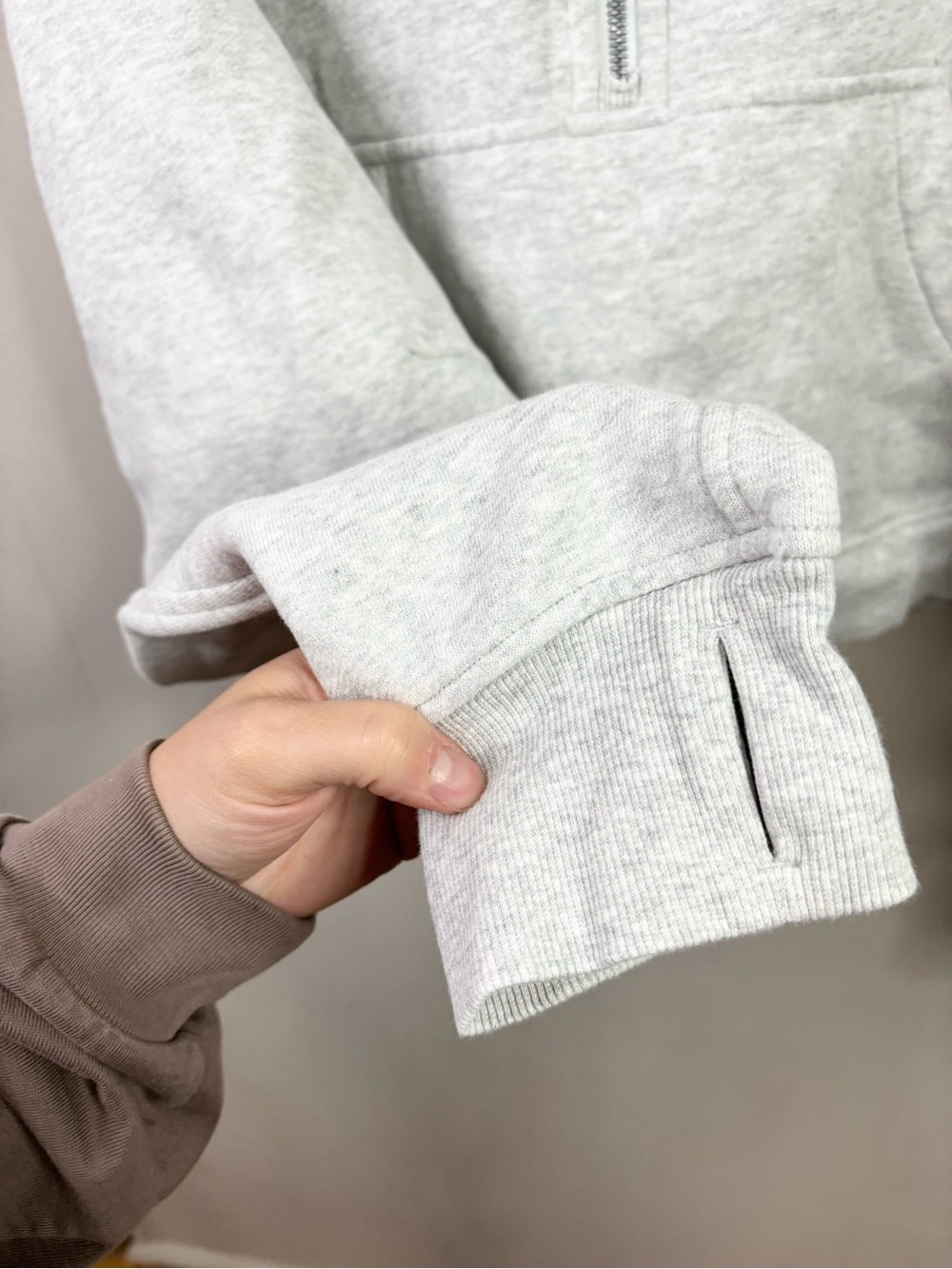 Lululemon Scuba Oversized 1/2 Zip Hoodie Clemson Ultra Light Grey XL/XXL - Picture 2 of 6